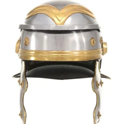 vidaXL Soldatenhelm Romeins replica staal zilverkleurig