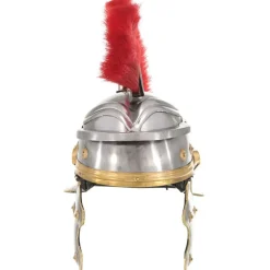 vidaXL Soldatenhelm Romeins replica staal zilverkleurig