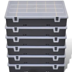 vidaXL Sorteerdozen 6 st