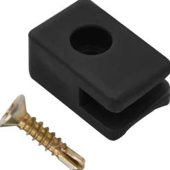 vidaXL Spandraadhouder met schroef 100 sets antraciet
