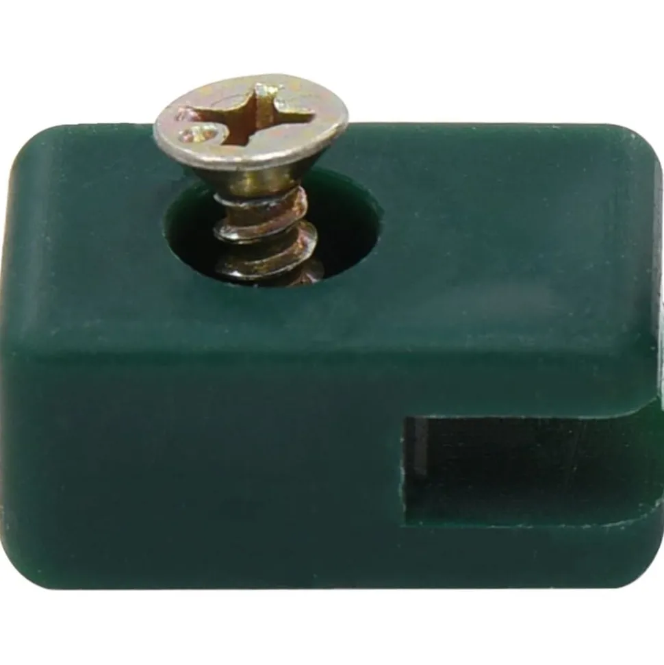 vidaXL Spandraadhouder met schroef 100 sets groen