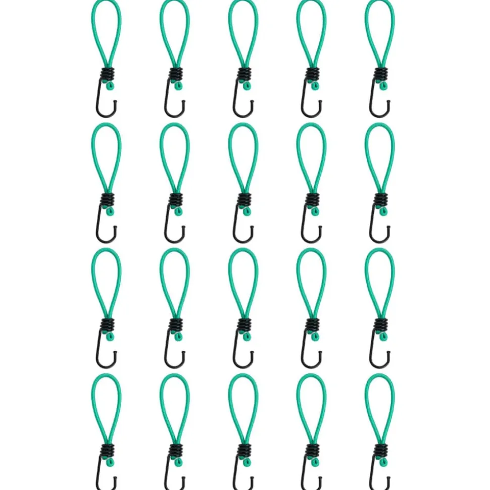 vidaXL Spanelastieken met haken 20 st 15 cm
