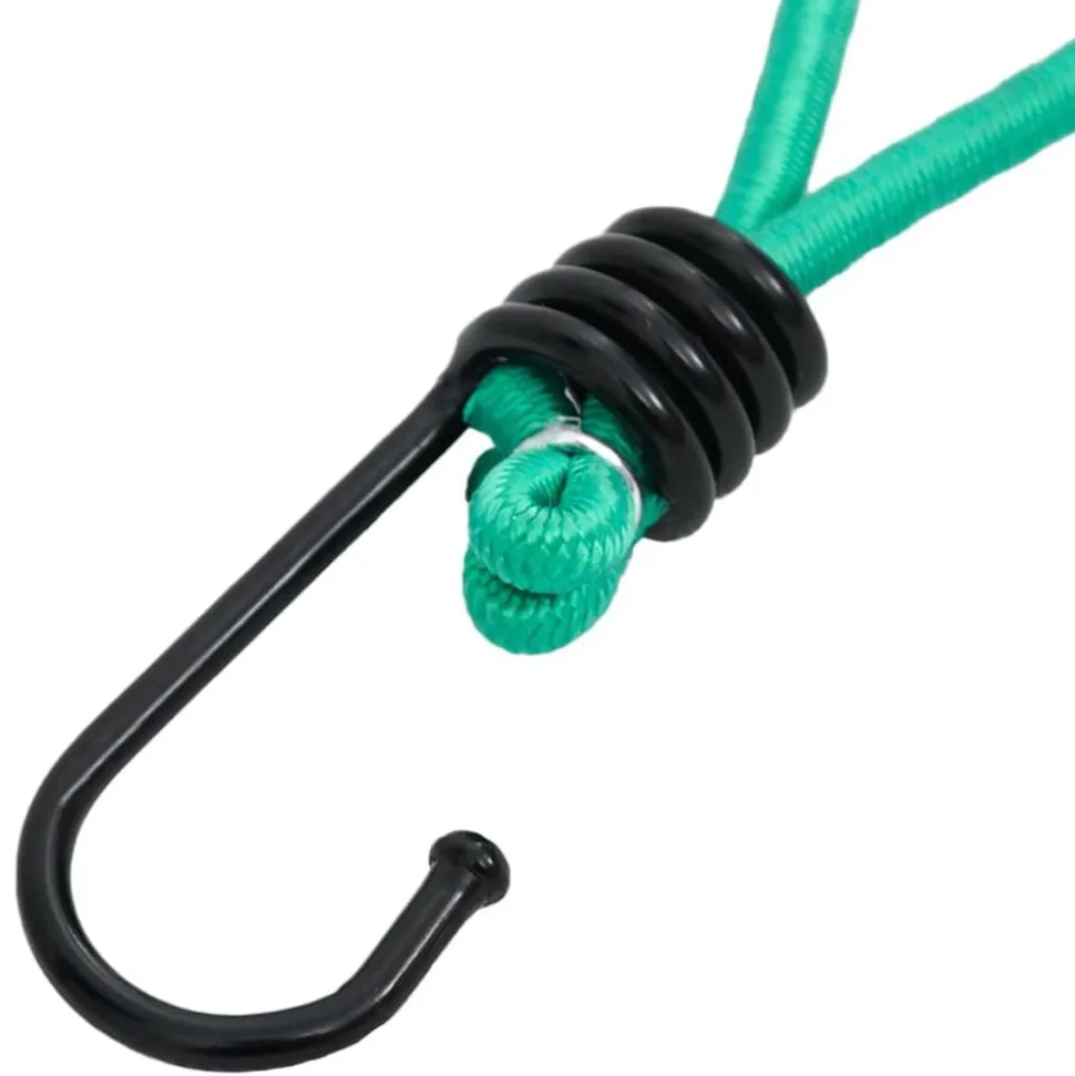 vidaXL Spanelastieken met haken 20 st 15 cm