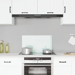vidaXL Spatscherm keuken 70x40 cm gehard glas melkwit