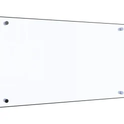 vidaXL Spatscherm keuken 70x40 cm gehard glas transparant