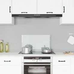 vidaXL Spatscherm keuken 70x40 cm gehard glas transparant