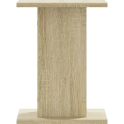 vidaXL Speakerstandaards 2 st 30x30x40 cm bewerkt hout sonoma eiken