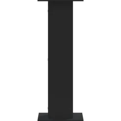 vidaXL Speakerstandaards 2 st 30x30x80 cm bewerkt hout zwart