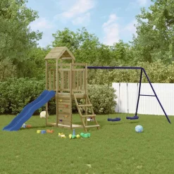 vidaXL Speelhuis geïmpregneerd grenenhout