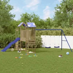 vidaXL Speelhuis geïmpregneerd grenenhout