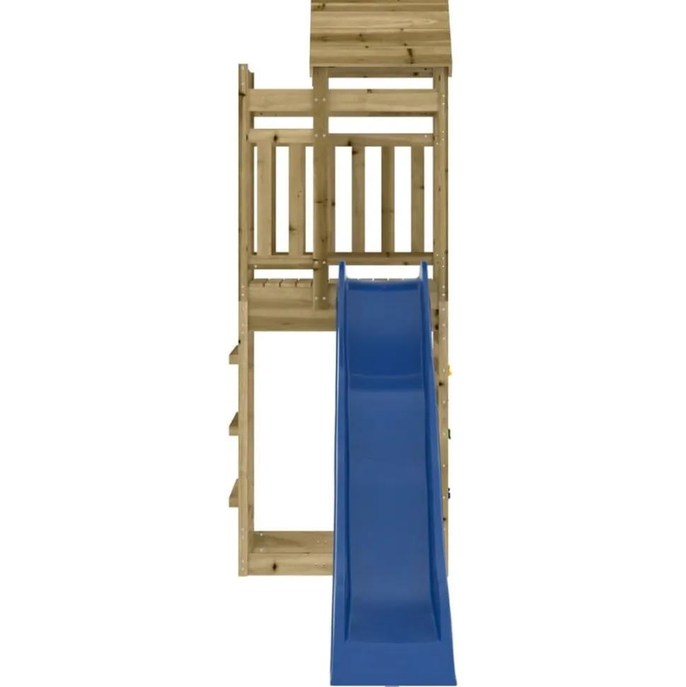 vidaXL Speelhuis geïmpregneerd grenenhout