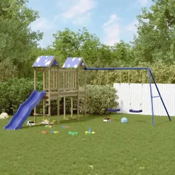 vidaXL Speelhuis geïmpregneerd grenenhout
