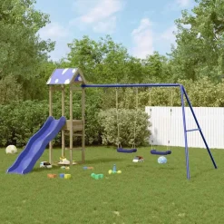 vidaXL Speelhuis geïmpregneerd grenenhout