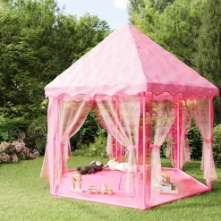 vidaXL Speeltent prinses roze