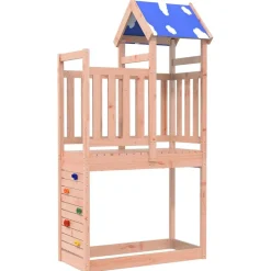 vidaXL Speeltoren Bruin 110,5 x 52,5 x 215 cm Massief Douglas hout