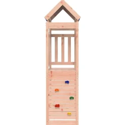 vidaXL Speeltoren Bruin 110,5 x 52,5 x 215 cm Massief Douglas hout