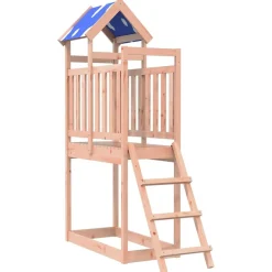 vidaXL Speeltoren Bruin 52,5 x 110,5 x 215 cm Massief Douglas hout