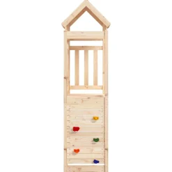 vidaXL Speeltoren Bruin 53 x 110,5 x 214 cm Massief grenenhout