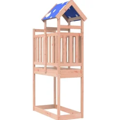 vidaXL Speeltoren Bruin 52,5 x 110,5 x 215 cm Massief Douglas hout