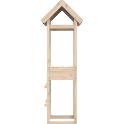 vidaXL Speeltoren Bruin 52,5 x 46,5 x 195 cm Massief grenenhout