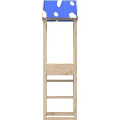 vidaXL Speeltoren Bruin 52,5 x 46,5 x 195 cm Massief grenenhout