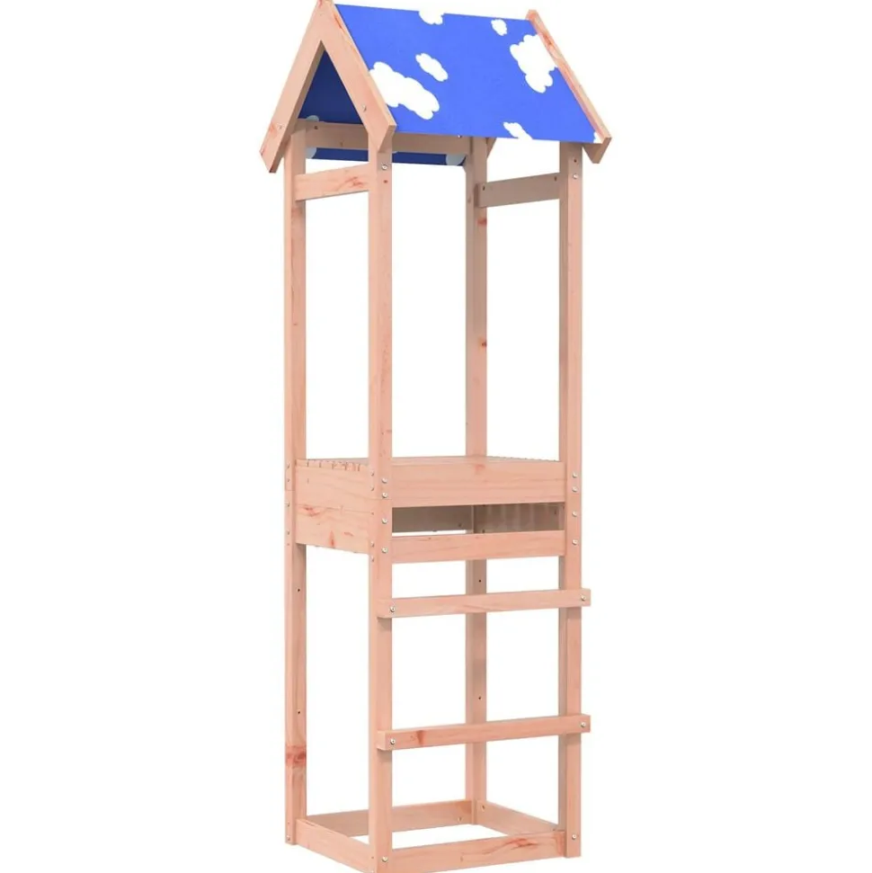vidaXL Speeltoren Bruin 52,5 x 46,5 x 195 cm Massief Douglas hout