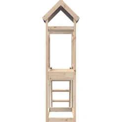 vidaXL Speeltoren Bruin 52,5 x 110,5 x 215 cm Massief grenenhout