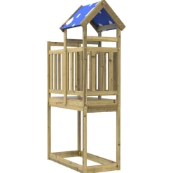 vidaXL Speeltoren Bruin Massief geïmpregneerd hout