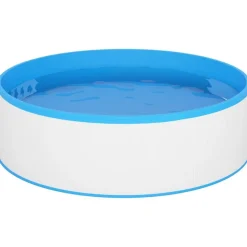 vidaXL Splasher pool met hangende skimmer en pomp 350x90 cm wit