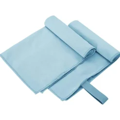 vidaXL Sporthanddoeken 2 pcs Blauw 50 x 30 cm Polyester en polyamide