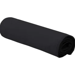 vidaXL Sporthanddoeken 2 pcs Zwart 50 x 30 cm Polyester en polyamide