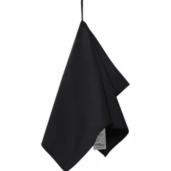 vidaXL Sporthanddoeken 2 pcs Zwart 50 x 30 cm Polyester en polyamide