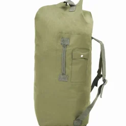 vidaXL Sporttas legerstijl 85 L olijfgroen