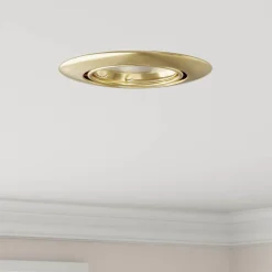 vidaXL Spotje 6 pcs Goud 9 x 9 x 2.5 cm Metaal
