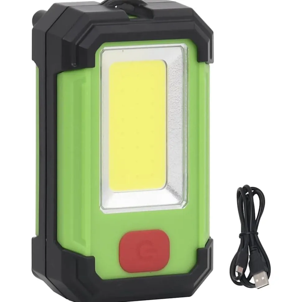 vidaXL Spotlight draagbaar solar LED 7 W koudwit