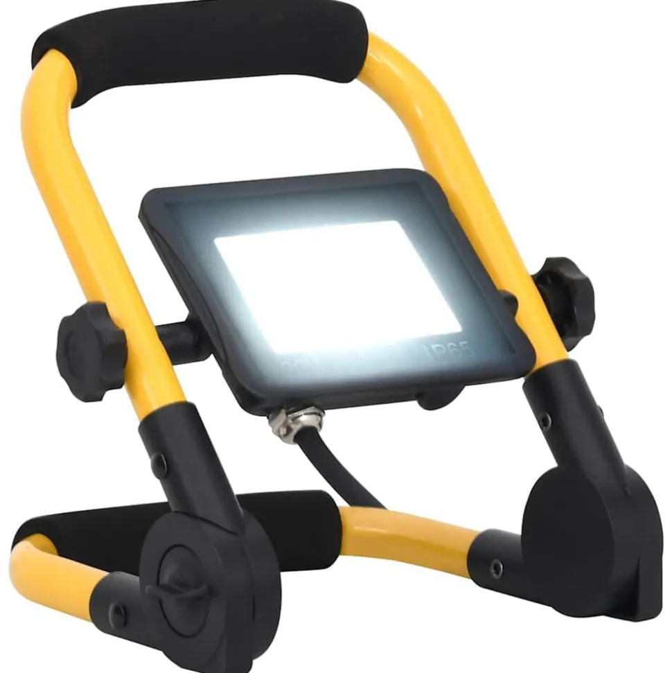 vidaXL Spotlight met handvat LED 20 W koudwit