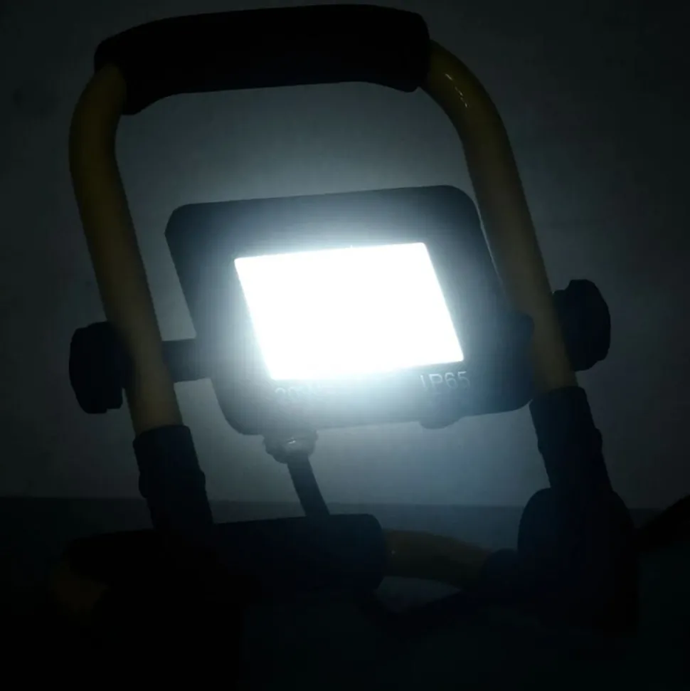 vidaXL Spotlight met handvat LED 20 W koudwit