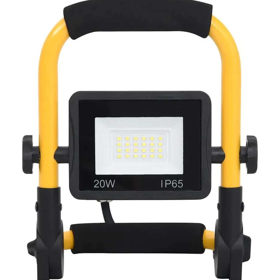 vidaXL Spotlight met handvat LED 20 W koudwit