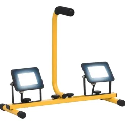 vidaXL Spotlight met handvat LED 2x20 W koudwit