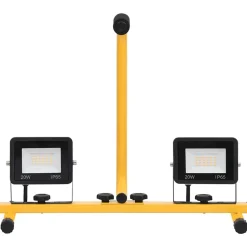 vidaXL Spotlight met handvat LED 2x20 W koudwit
