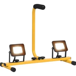 vidaXL Spotlight met handvat LED 2x10 W warmwit
