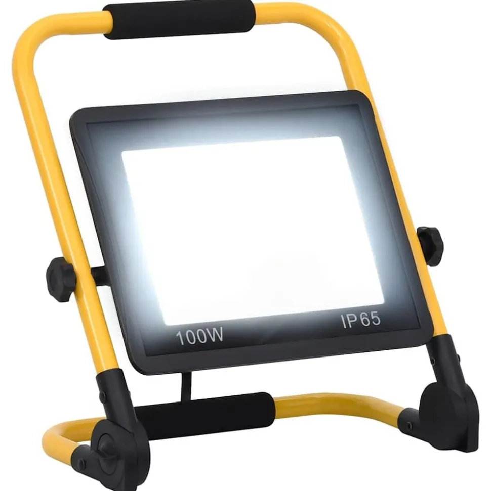 vidaXL Spotlight met handvat LED 100 W koudwit