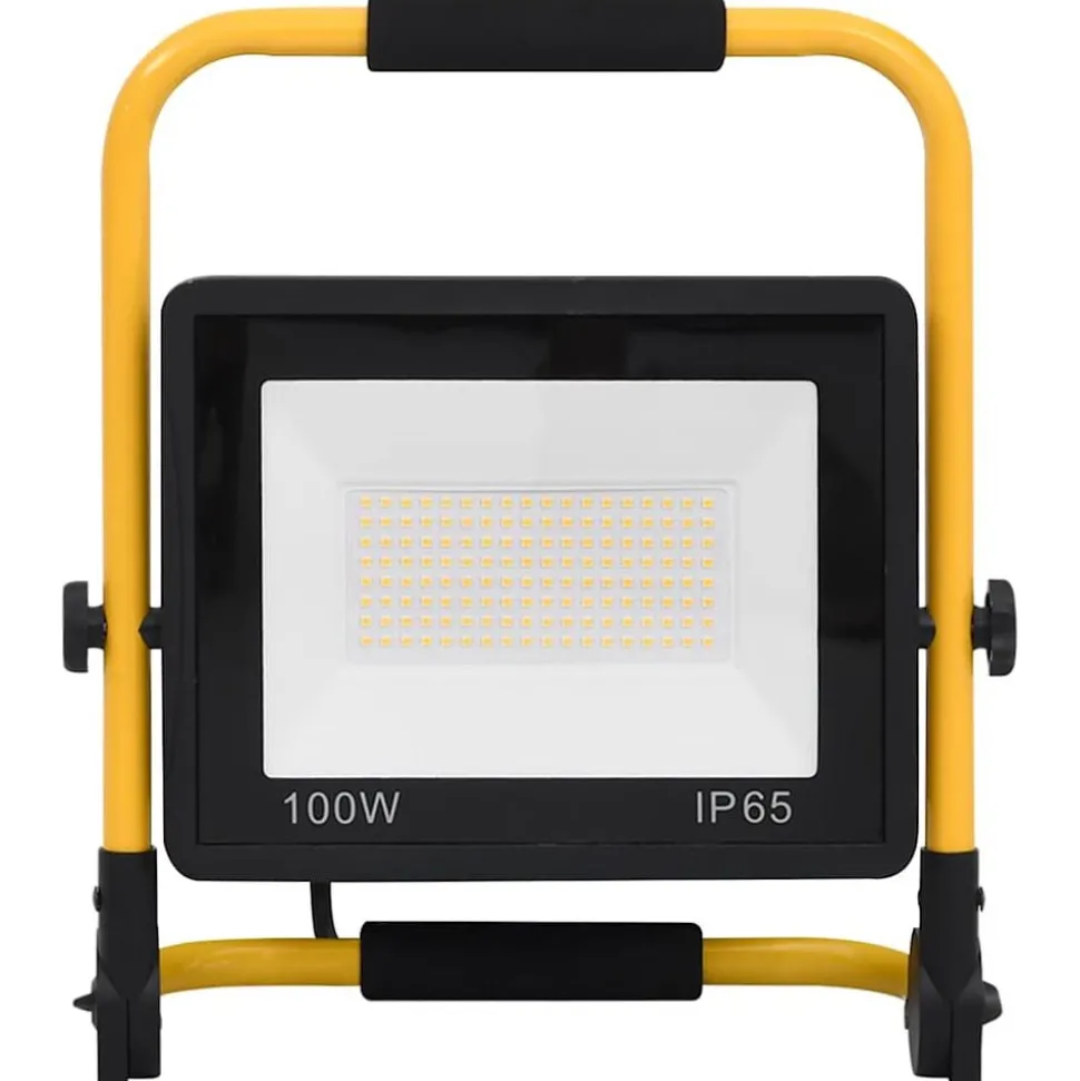 vidaXL Spotlight met handvat LED 100 W koudwit