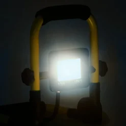 vidaXL Spotlight met handvat LED 10 W koudwit