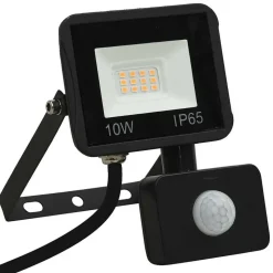 vidaXL Spotlight met sensor LED 10 W warmwit