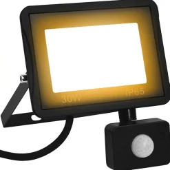 vidaXL Spotlight met sensor LED 30 W warmwit