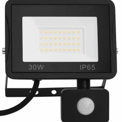 vidaXL Spotlight met sensor LED 30 W warmwit