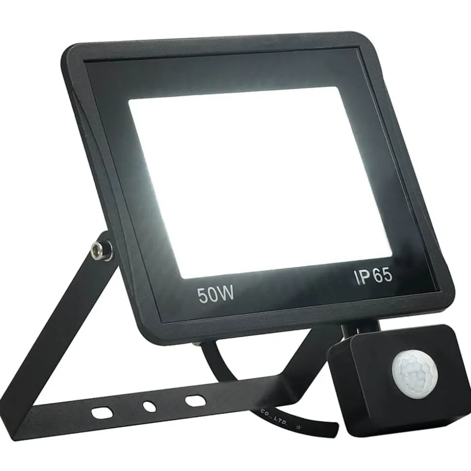vidaXL Spotlight met sensor LED 50 W koudwit