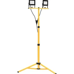 vidaXL Spotlight met statief LED 2x20 W warmwit