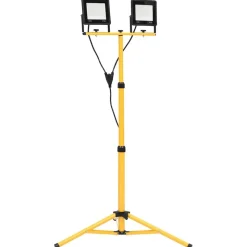 vidaXL Spotlight met statief LED 2x50 W koudwit